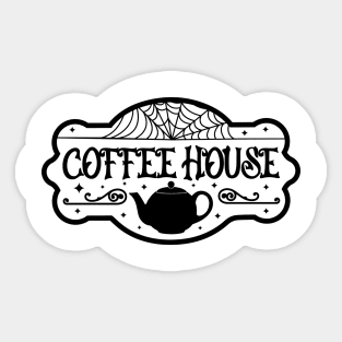 Coffeehouse Crime Sticker